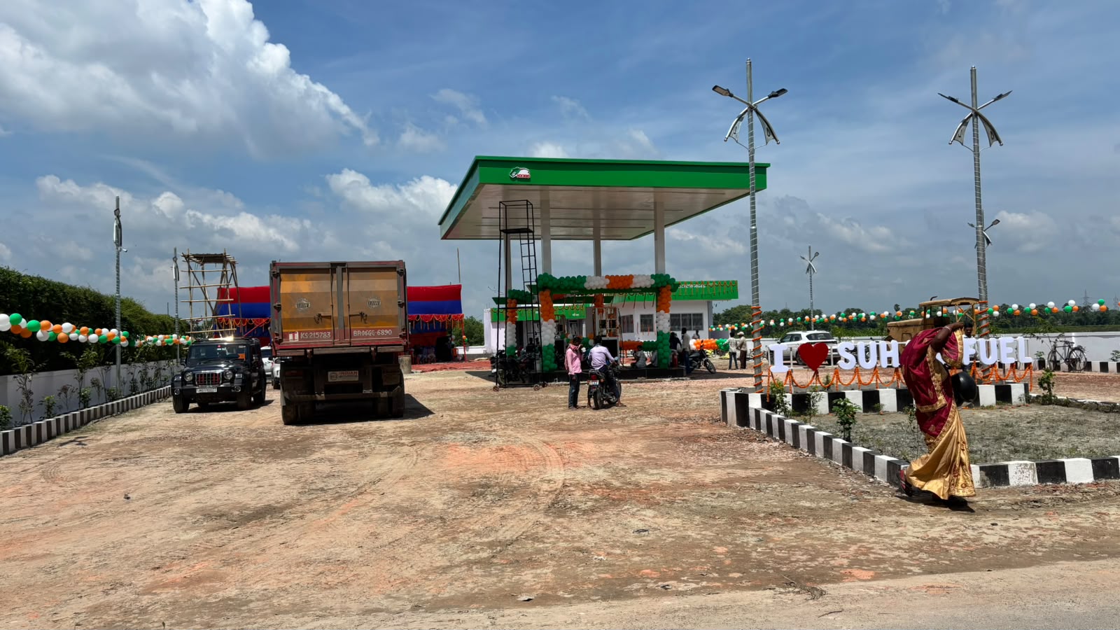 A newly launched NX100 fuel station